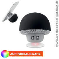 MUSHROOM - pilzförmiger Lautsprecher/Smartphonehalter, bedruckt mit Ihrer Werbung! MUSHROOM - pilzförmiger Lautsprecher/Smartphonehalter, bedruckt mit Ihrer Werbung!