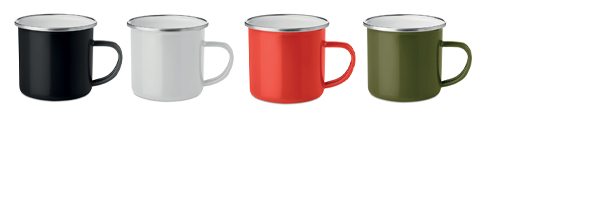 PLATEADO - Emaillierter Becher als Werbemittel mit Ihrem Logo PLATEADO - Emaillierter Becher als Werbemittel mit Ihrem Logo