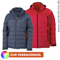 Outdoor Hybrid Jacket - Winterjacken mit Werbung. 