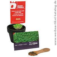 Pflanz-Stick, Werbemittel Pflanzen, mit Ihrem Logo bedruckt