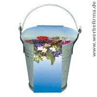 Werben mit Pflanzen / Werbeartikel Zinkeimerchen bunte Blumenmischung / Pflanzen mit Werbung / Werbeartikel für den Sommer / Pflanzen Werbemittel Werben mit Pflanzen / Werbeartikel Zinkeimerchen bunte Blumenmischung / Pflanzen mit Werbung / Werbeartikel für den Sommer / Pflanzen Werbemittel