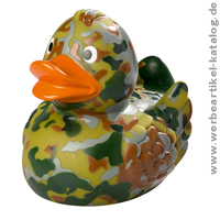 Quietsche-Ente Tarnfleck, Werbemittel mit Ihrem Logo. Quietsche-Ente Tarnfleck, Werbemittel mit Ihrem Logo.