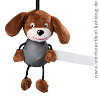 Reflex-Hund, Werbeartikel zur Verkehrssicherheit. Reflex-Hund, Werbeartikel zur Verkehrssicherheit.