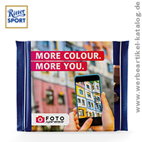 Ritter Sport 100 g, Marken Schokolade als Werbeartikel. Ritter Sport 100 g, Marken Schokolade als Werbeartikel.