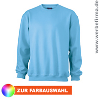 Round Sweat Heavy junior - Sweatshirts für Kinder mit Druck des Firmenlogos. 