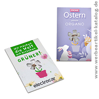 SAMEN-KARTE-MINI BLUME, nachhaltige Werbeartikel für Ihre Promotion zu Ostern! 
