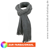 Schal als Firmenprsent: Ribbed Scarf..