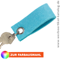 Schlüsselanhänger Felt, als Streuartikel in bunten Farben. Schlüsselanhänger Felt, als Streuartikel in bunten Farben.