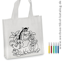 SHOOPIE, Kinder Shopping Tasche, als Werbeartikel mit Ihrem Logo bedruckt.