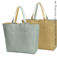 Shopper Glam, Werbemittel Tasche aus Kunstleder.