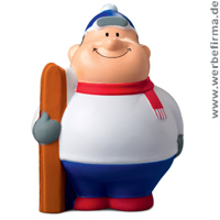 Ski Bert - ein sportlicher Sympathieträger als Werbemittel Squeezie. Ski Bert - ein sportlicher Sympathieträger als Werbemittel Squeezie.