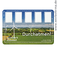 Smart Card Kaugummi im Blister - Werbemittel bedruckt mit Ihrem Firmenlogo