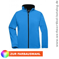 Modische Softshelljacke für Damen als Werbeartikel mit Ihrem Logo