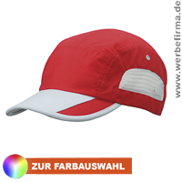 Sportive Cap - funktionelle Werbecaps, sehr leicht aus weicher Microfaser.