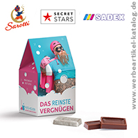 Standbodenbox - Werbeschokolade fr Ihre Kunden! 