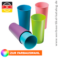 Trinkbecher Colour 0,5 L - ein Werbeartikel mit griffiger Struktu Trinkbecher Colour 0,5 L - ein Werbeartikel mit griffiger Struktu