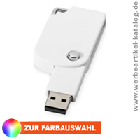 USB Stick Swivel Square - Werbeartikel mit Ihrem Logo per Druck. 