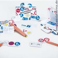 Legespiel Verkehrszeichen als Werbeartikel für Kinder im Online Katalog Legespiel Verkehrszeichen als Werbeartikel für Kinder im Online Katalog