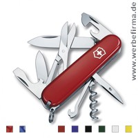 Schweizer Messer Victorinox Climber / Taschenmesser mit Werbung / Schweizer Messer Victorinox mit Werbung / Taschenwerkzeuge Werbeartikel / Taschenwerkzeuge mit Werbung