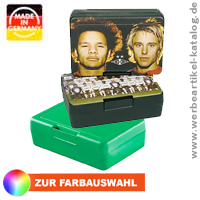 Vorratsdose Lunch Box Fussball - mit Ihrem eigenen Fussballdesign, 4c bedruckt