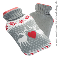 Weihnachtswärmflasche - Werbemittel Weihnachten. Weihnachtswärmflasche - Werbemittel Weihnachten.