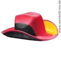 Cowboy Hut Nations als trendige Werbemittel für Fussball Fans Cowboy Hut Nations als trendige Werbemittel für Fussball Fans