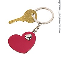 Heart-inHeart - Werbeartikel Schlüsselanhänger mit Herz
