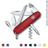 Victorinox Schweizer Messer Camper / Taschenmesser mit Werbung / Werbeartikel Schweizer Messer Victorinox / Werbeartikel Taschenmesser