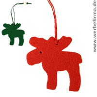 Elch aus Filz als preiswerte Werbemittel für Weihnachten im Online-Katalog Elch aus Filz als preiswerte Werbemittel für Weihnachten im Online-Katalog
