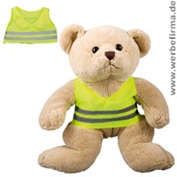 Warnweste für Werbeartikel Plüschtiere für Kinder / Werbemittel Stofftiere für Kinder Warnweste für Werbeartikel Plüschtiere für Kinder / Werbemittel Stofftiere für Kinder