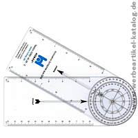 Winkel-Uhr 20 cm, Werbeartikel für Bau und Architektur