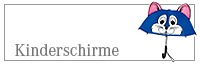 Schirme fr Kinder als Hase, Frosch, Br oder Maus und zum Ausmalen, mit Druck