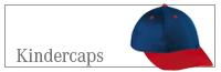 Caps für Kinder bedruckt oder bestickt als Werbeartikel in bunten Farben