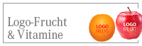 Logfrucht & Vitamine mit Ihrem Logo